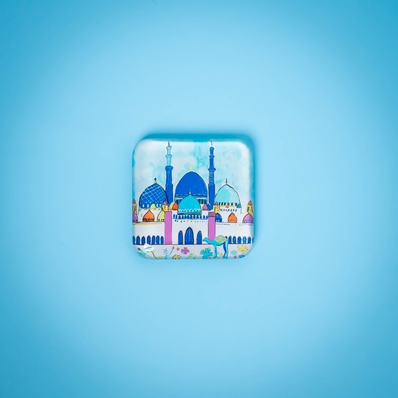Grand Mosque Glass Magnet