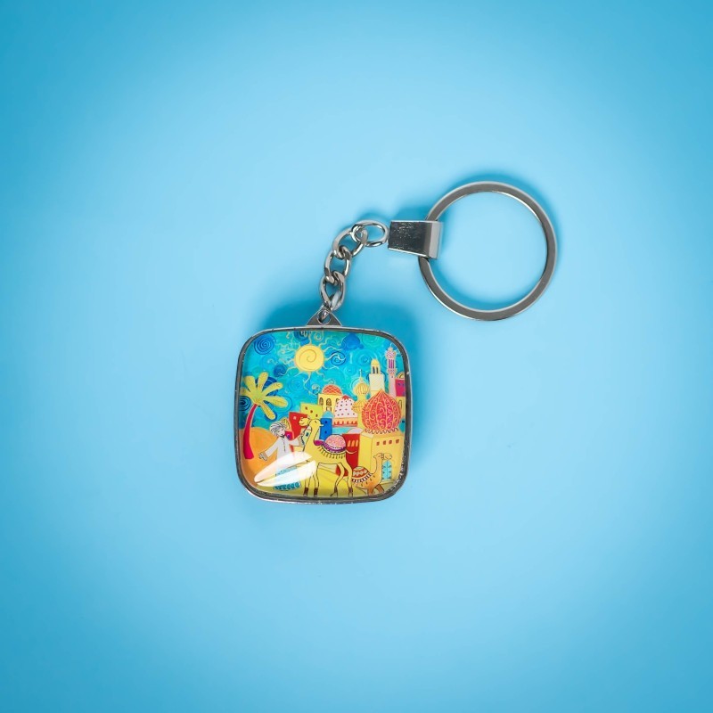 Eastern Promise Glass Keychain