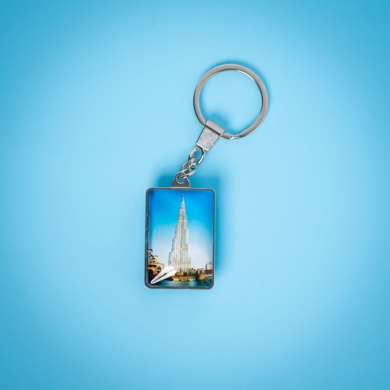 Burj Khalifa 25 Glass Keychain