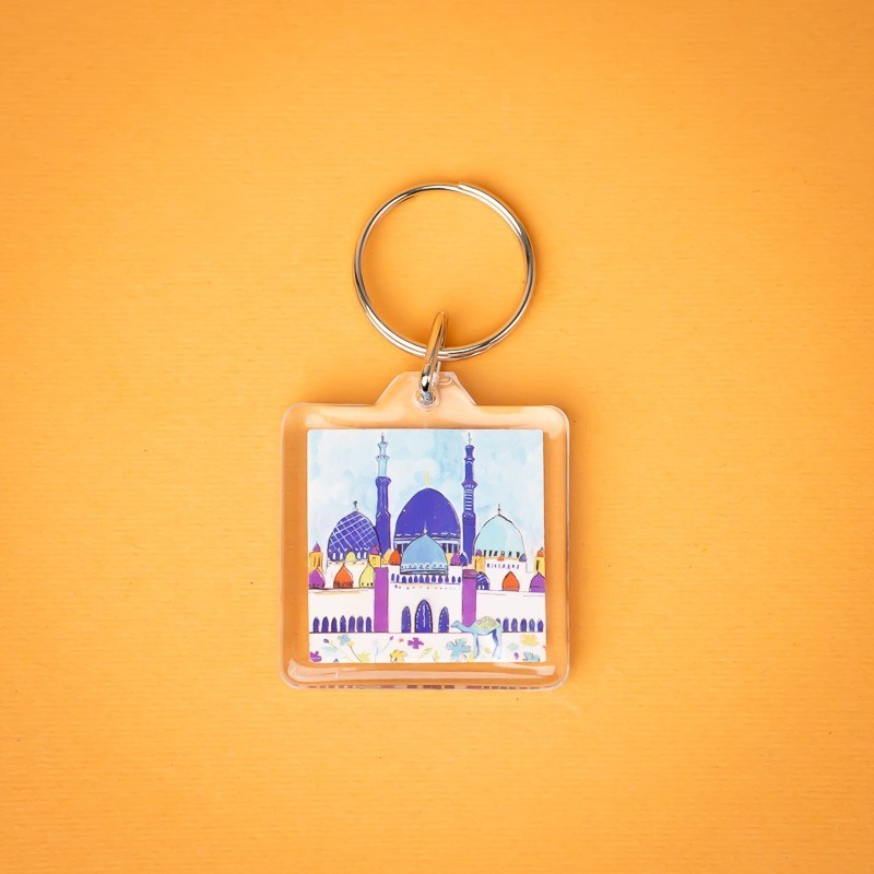 Grand Mosque Printed Keychain