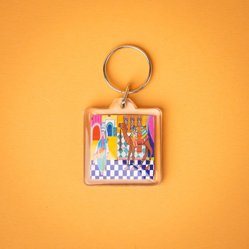 Tunis Printed Keychain