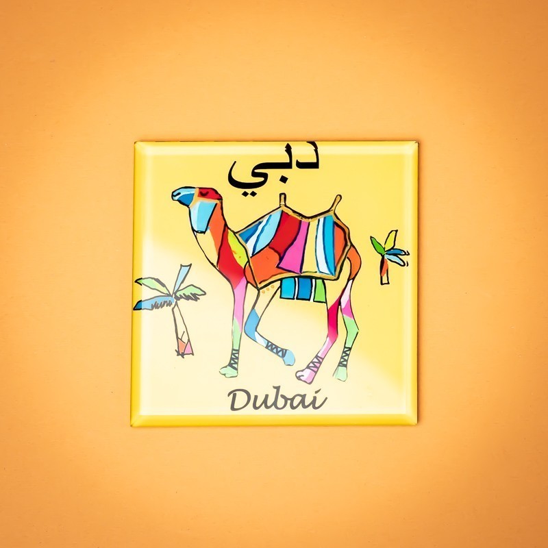 Camel Yellow Square Coaster