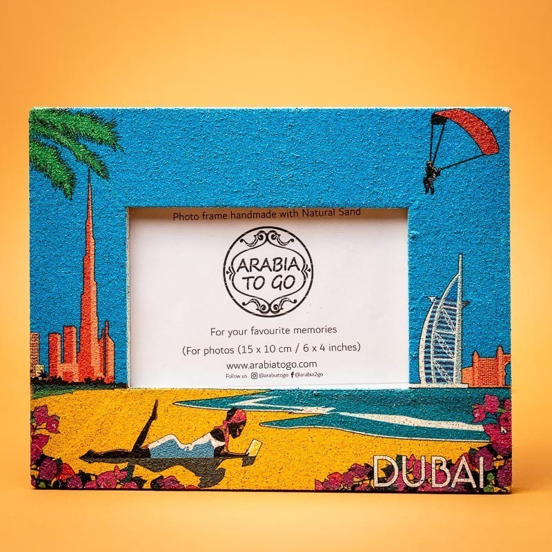 Dubai Poster Blue Sky Photo Frame