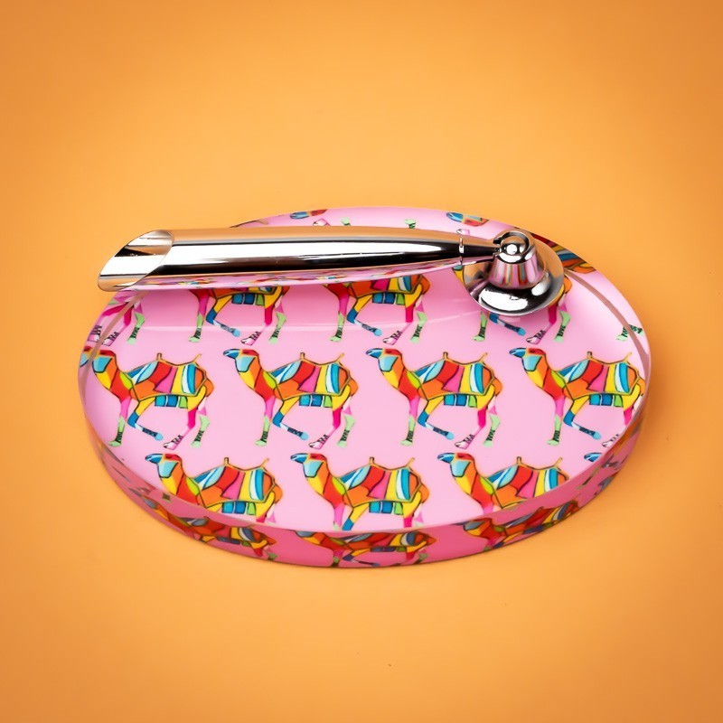 Camel Pink Multi Paper...