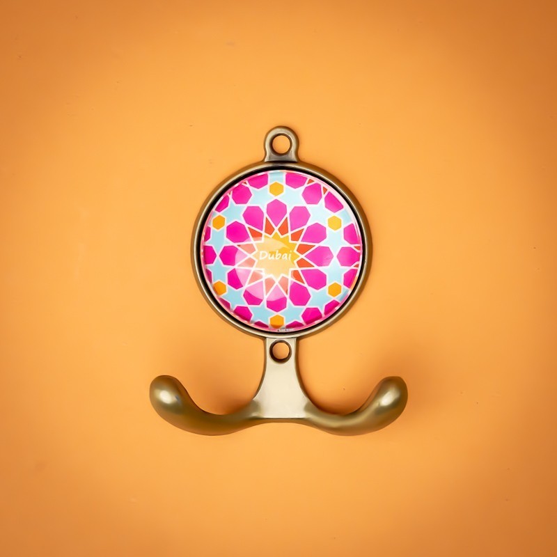 Geo Pink Star Wall Hook