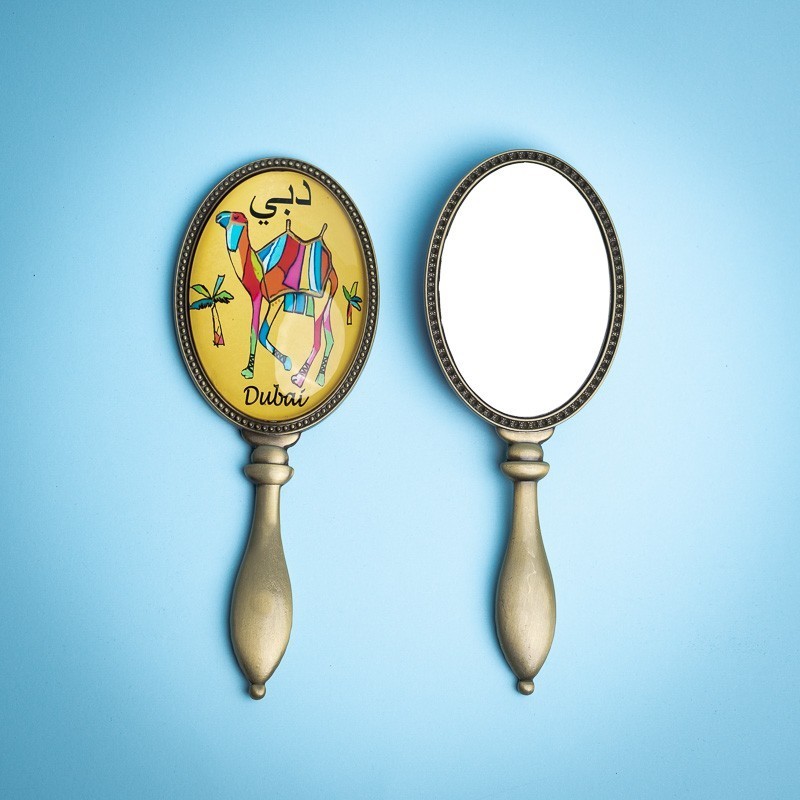 Camel Yellow Hand Mirror