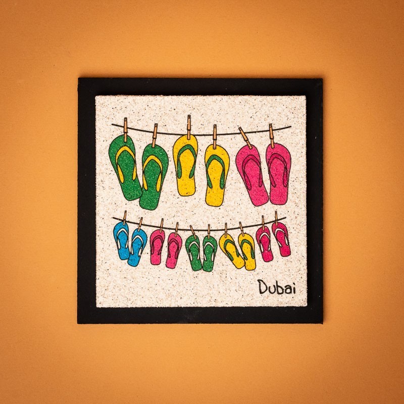 Famous Slippers Mini Wall