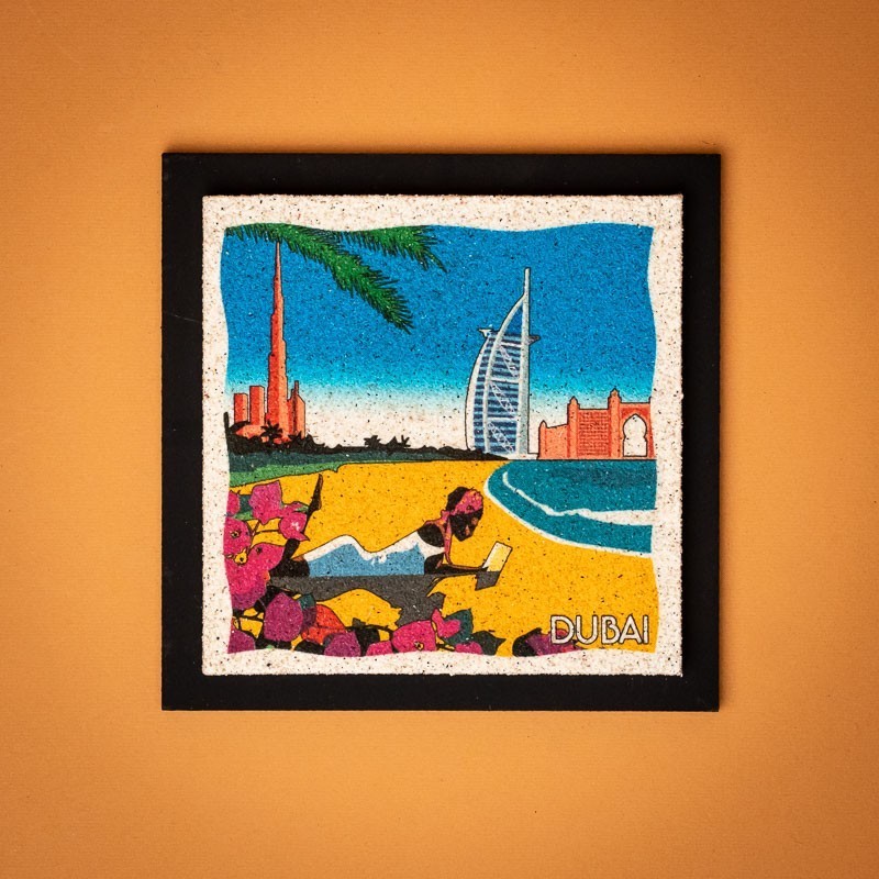 Dubai Poster Dawn Mini Wall