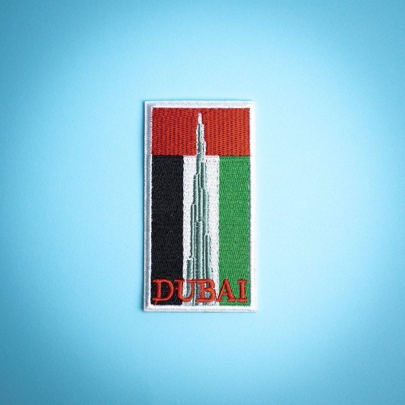 Burj Khalifa Flag Emboirdered Badge