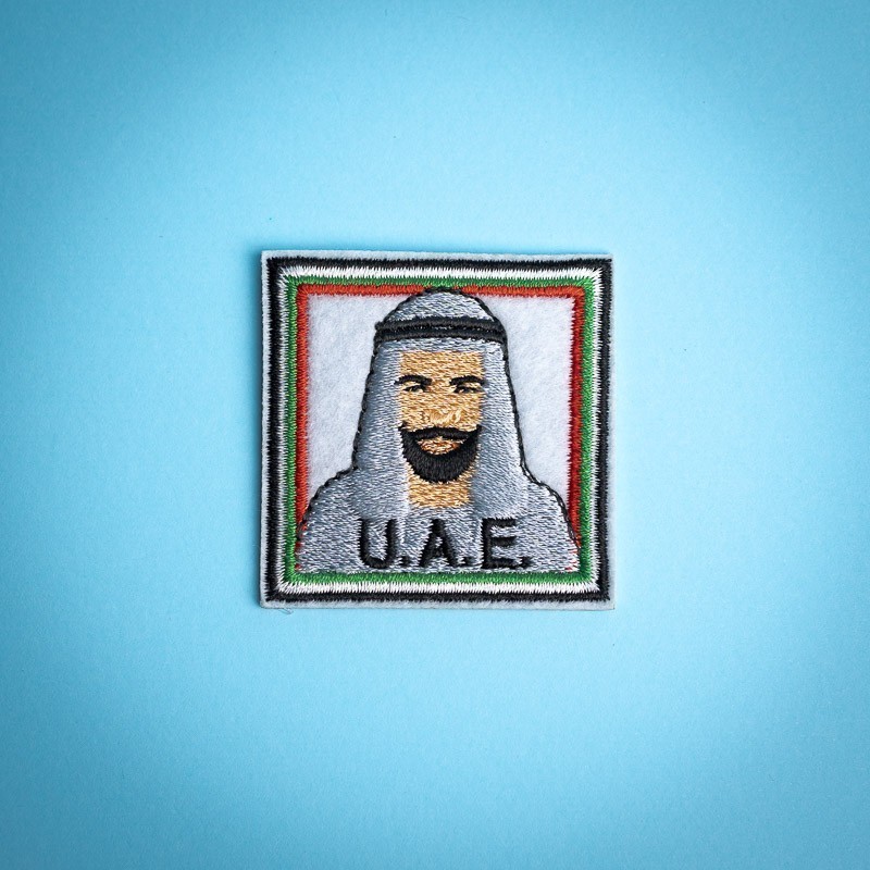 Emirati Man Patch1 Emboirdered Badge