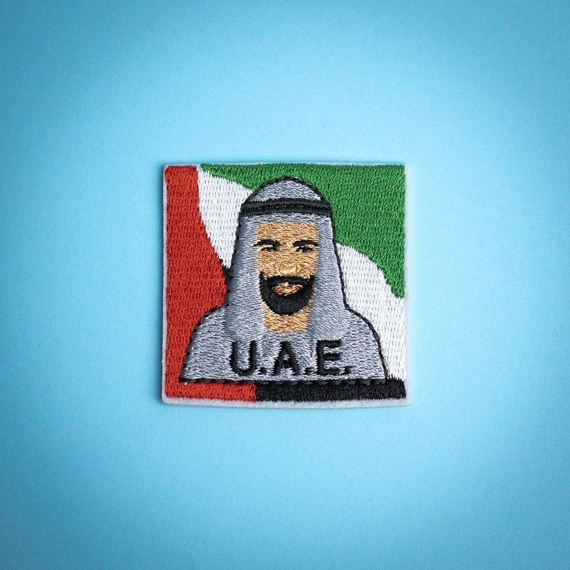 Emirati Man Patch2 Emboirdered Badge