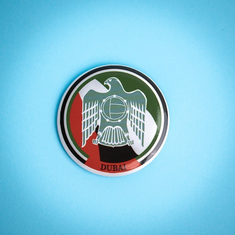 Falcon Flag Circle Badge