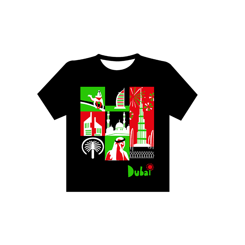 Gent's T-shirt Dubai Icons...