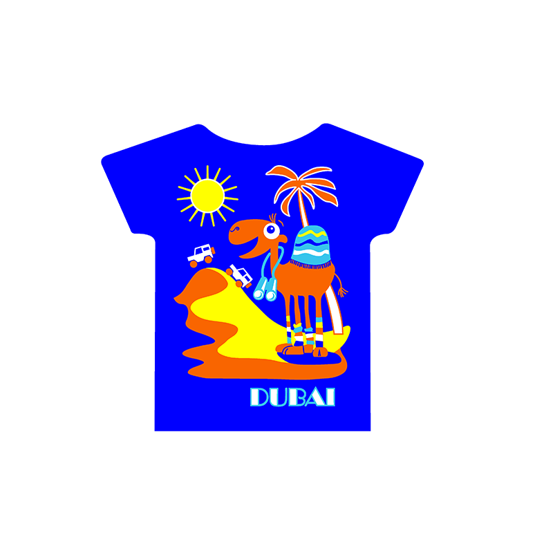Kid's T-shirt Gus Safari Blue