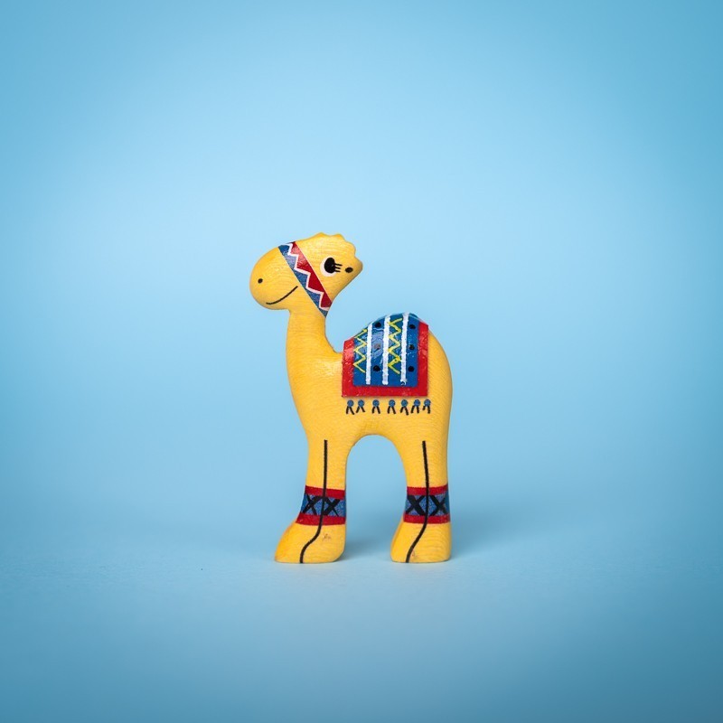 Wooden Magnet Yellow Camel...