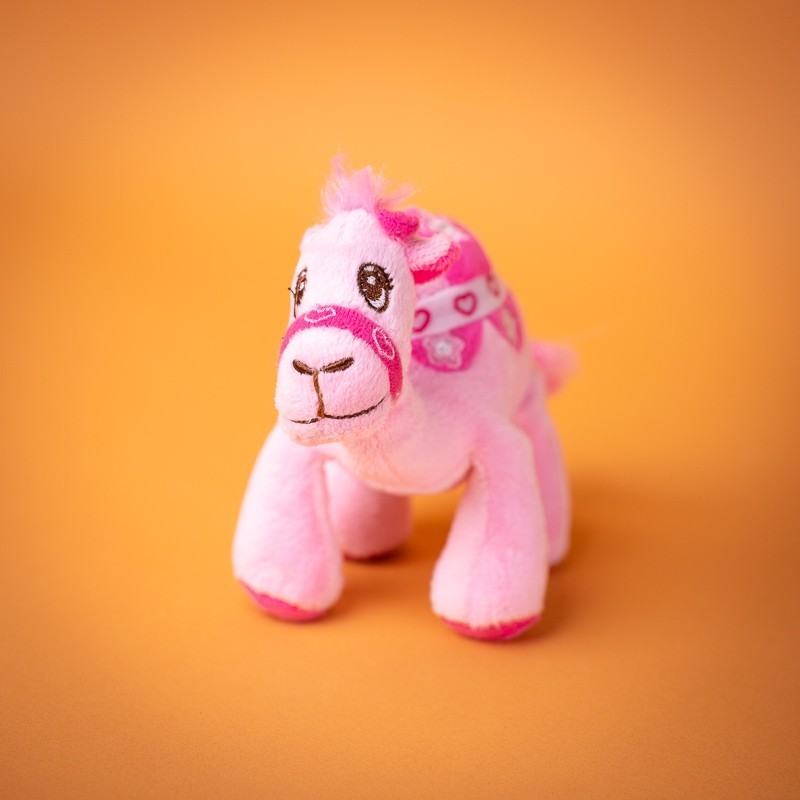 Pinky Emb. Camel Beanie